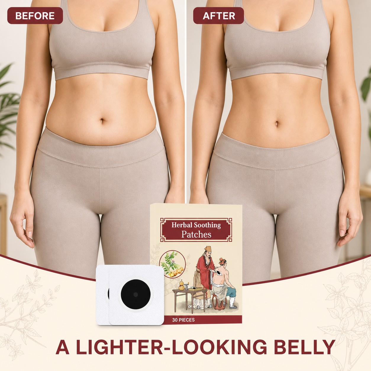 Herbal Soothing Belly Patch – Natural Herbal Support to Help You Feel Lighter and Easier All Day-ZZ