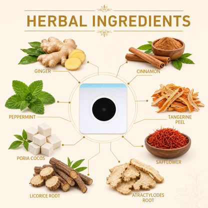Herbal Soothing Belly Patch – Natural Herbal Support to Help You Feel Lighter and Easier All Day-ZZ